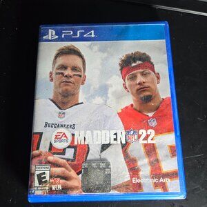 PS4 Madden NFL 22 Complete Tested w/ Case